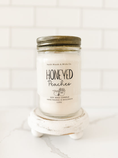 Honeyed Peaches Soy Wax Candle