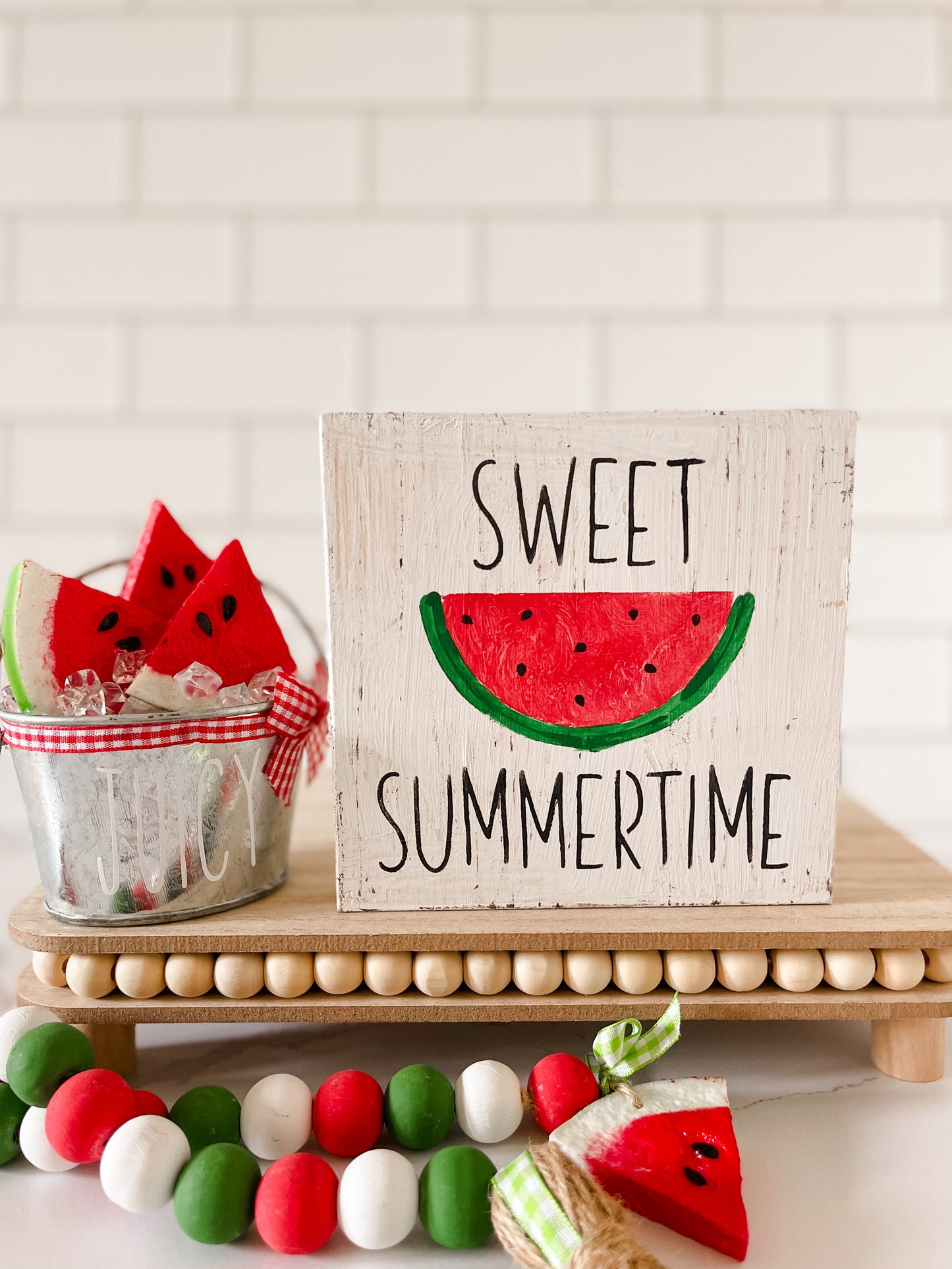 Sweet Summertime Wood Sign