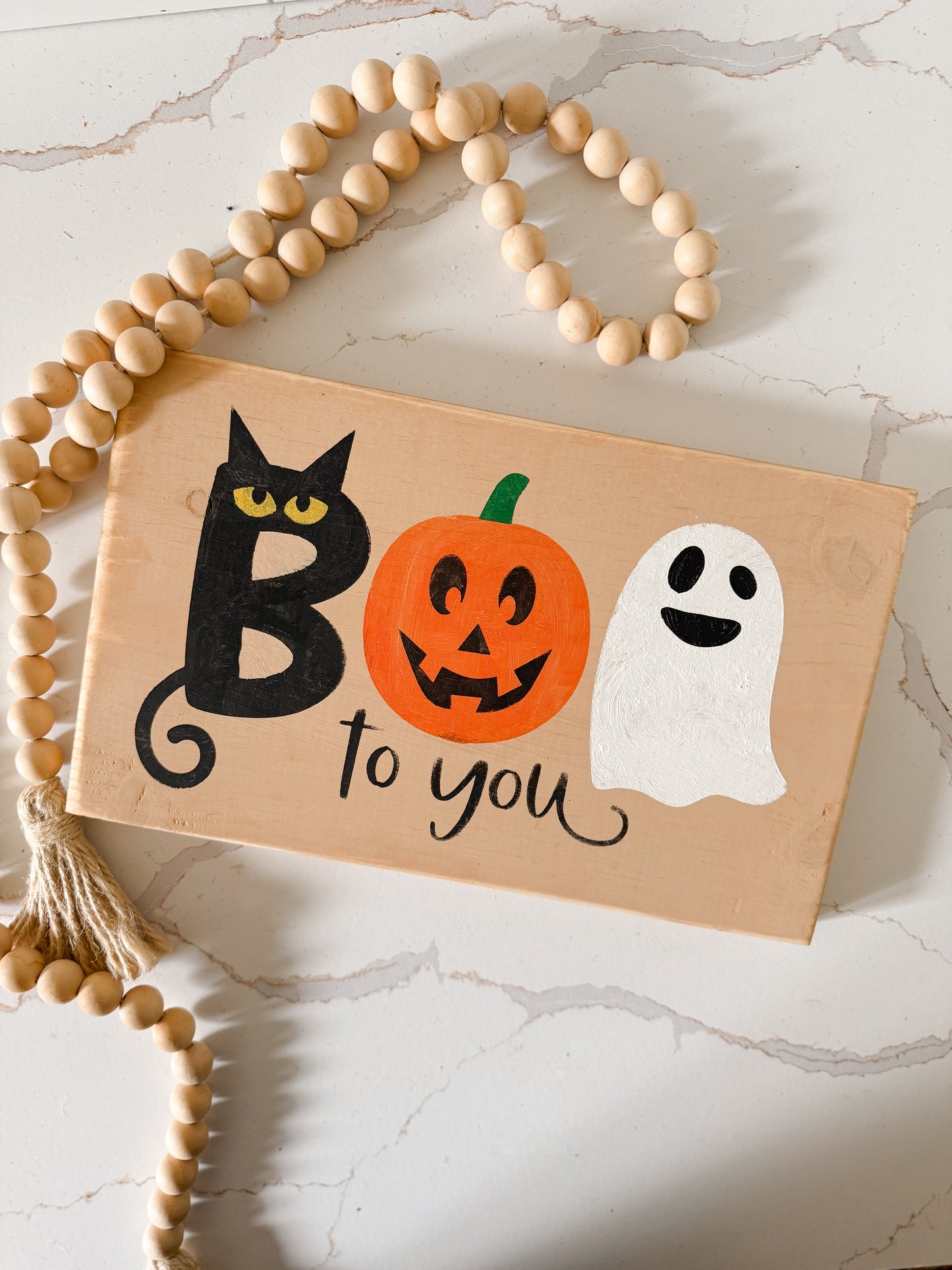 Boo To You Wood Sign