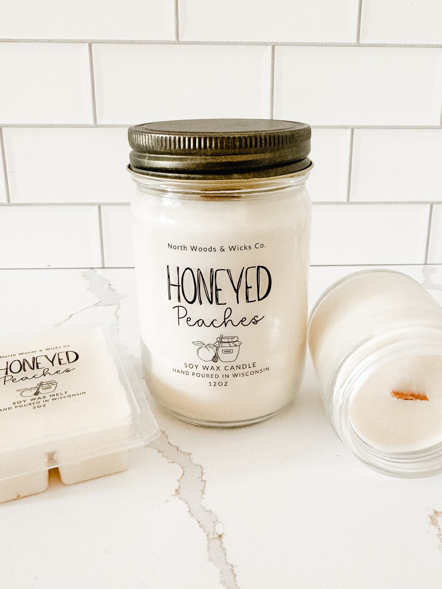 Honeyed Peaches Soy Wax Candle