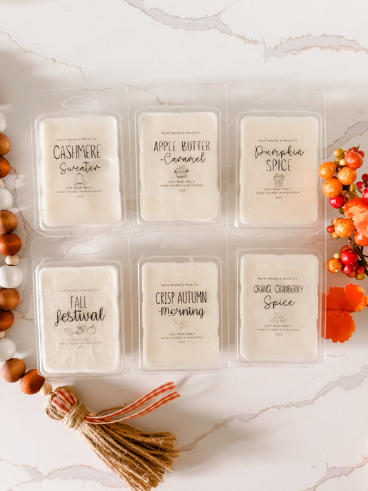 FALL Wax Melt Bundle-6 FALL scents