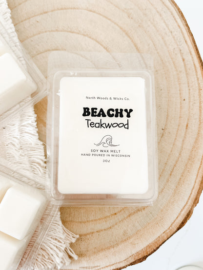 Beachy Teakwood Wax Melt